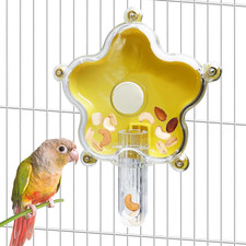 Bird Foraging Toys Cockatiel Foraging Wheel Parrot Cage Spinning Toys Parakeet E
