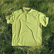 Nike Golf Dri-FIT Green Polo Shirt Men's XL Short Sleeve
