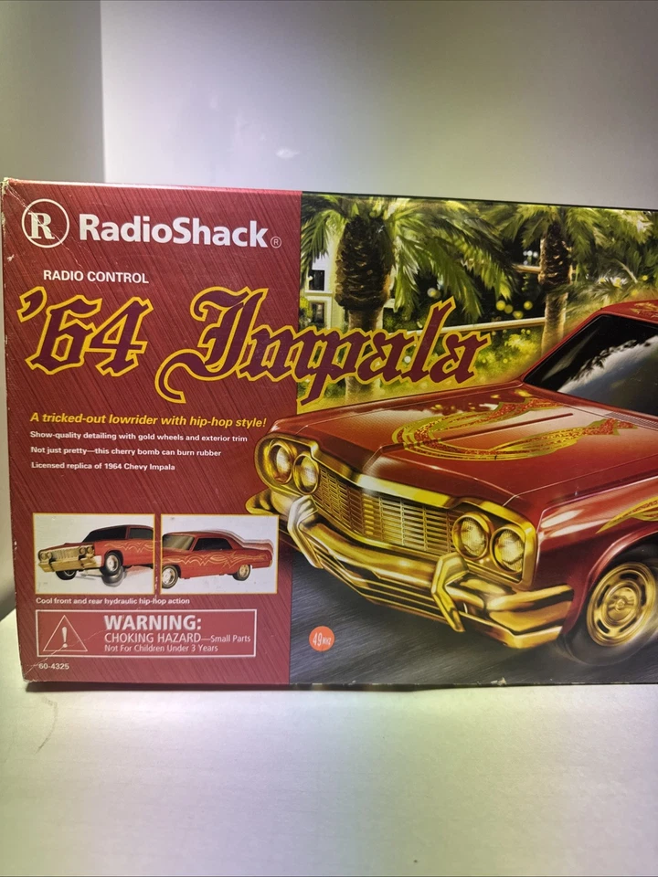Vintage Red Radio Shack ‘64 Impala Lowrider Radio Control Hydraulics R/C Rare - Image 3 of 4