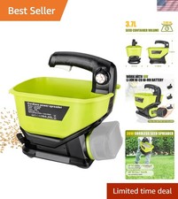-Round Cordless Spreader for Ryobi 18V - 3.7L Capacity with Edge Protection