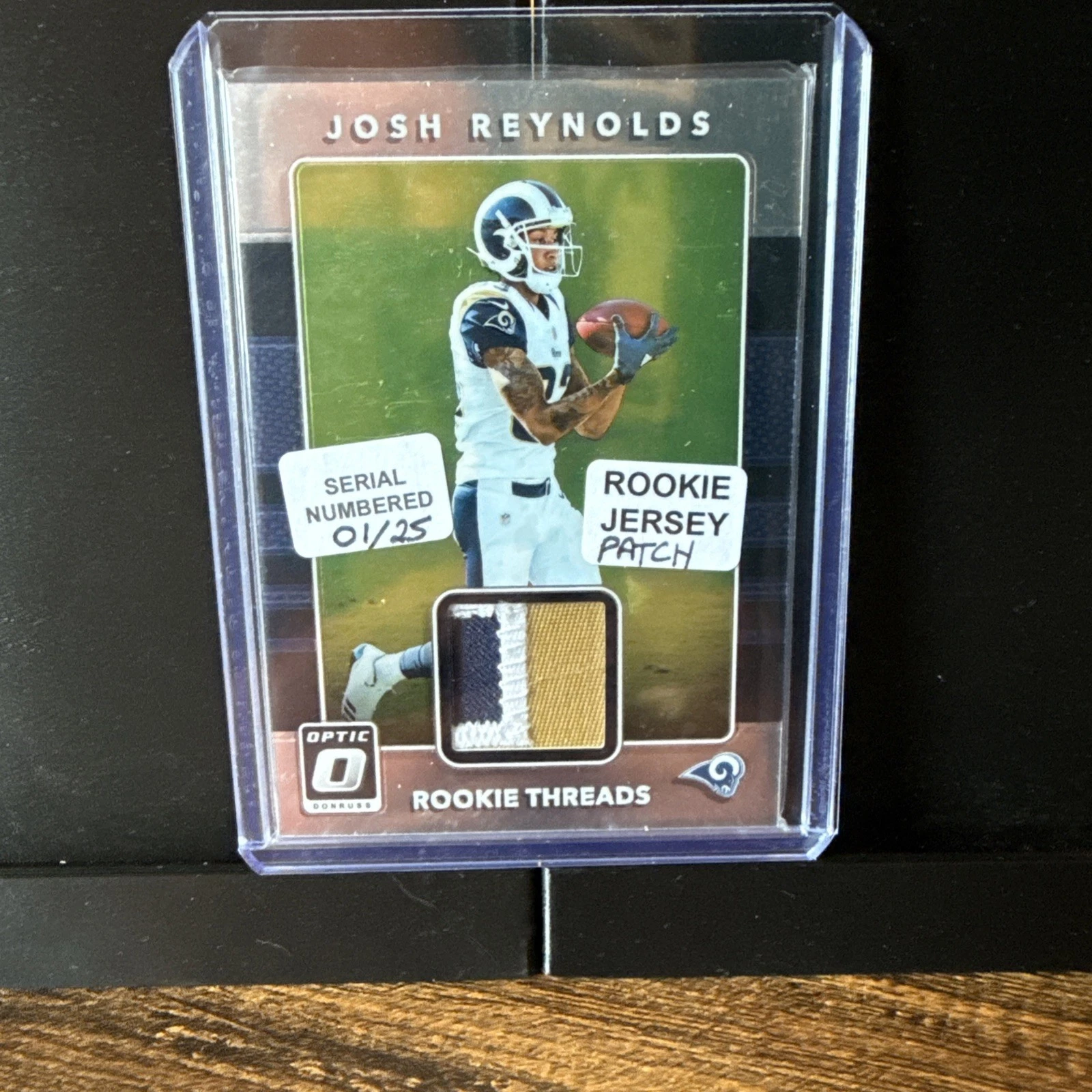 Josh Reynolds Panini Donruss Optic Rookie Threads #32 Base