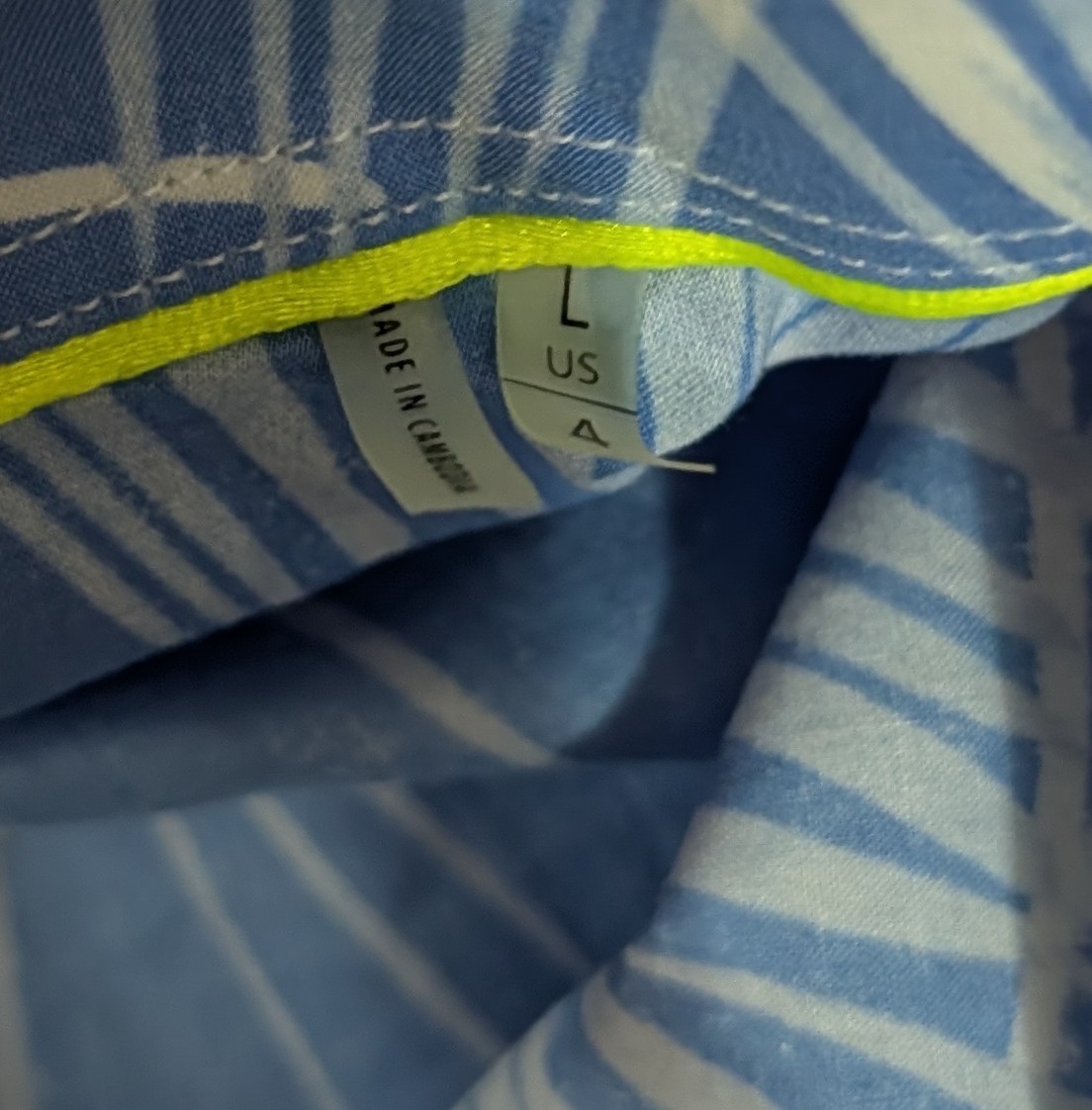 Mens Bertigo Leaf Pattern SS Button Up Shirt Blue… - image 4