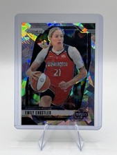 ❄️ 2024 WNBA Panini Prizm - Emily Engstler #67 Ice Prizm Washington Mystics