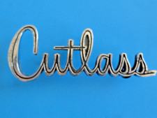 1964 Oldsmobile Cutlass Metal Fender Emblem Factory Oem 588724 R.h. Wmounts