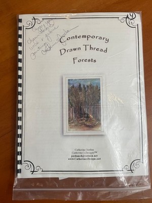 Drawn Thread Forest Trees Counted Cross Stitch Kit y2k Vintage