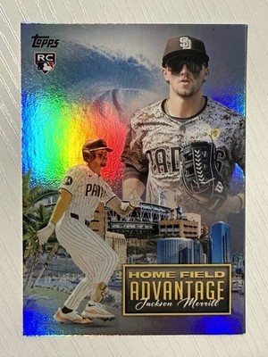 Jackson Merrill 2024 Topps Update Home Field Advantage RC SP #HFA-28 Padres