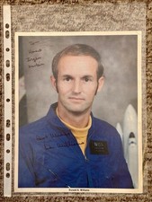 Historia NASA NRD: oryginalny autograf prom kosmiczny Donald E. Williams Księżyc
