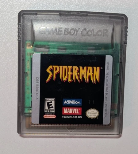 Nintendo - GBC - Game Boy Color - Spider-Man - Authentic & Tested - Game Only