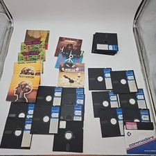 Lot of 37 5.25" Floppy Discs Software Games untested Sold For Parts With Cases