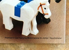 Vintage LEGO 6055 Prisoner Convoy instruction manual only Legoland Castle