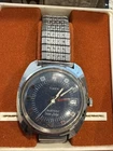 c.1975 Timex Electronic Time Zone Quartz Controlled Mechanical Watch - non run