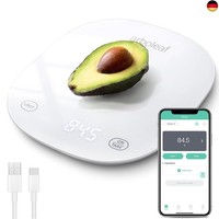 KüChenwaage Digital Mit App, 10Kg/0,5G KüChenwaage Bluetooth Mit KalorienzäHler,