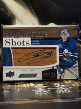 CURTIS JOSEPH - SIGNATURE SHOTS AUTO /150 -2018-19 UD ENGRAINED
