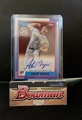 2025 Topps Update 90A-AMA 35TH Anniversary Adam Mazur RC Auto #18/25  Padres 