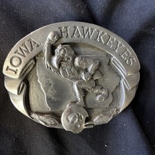 Iowa Hawkeyes belt buckle vintage 1984 118 of 5000 limited edition