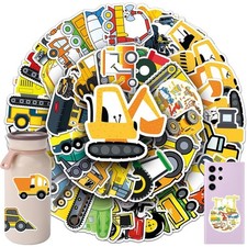 Construction Truck, Equipment, Vehicle, Engineering Mug, Laptop, etc Stickers