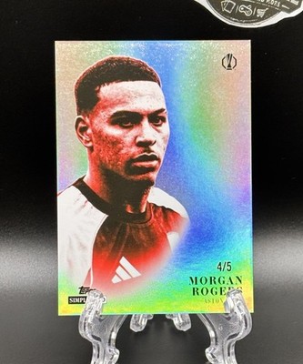 TOPPS Simplicidad Morgan Rogers|-4/5-|(Estrellas Internacionales) Aston Villa
