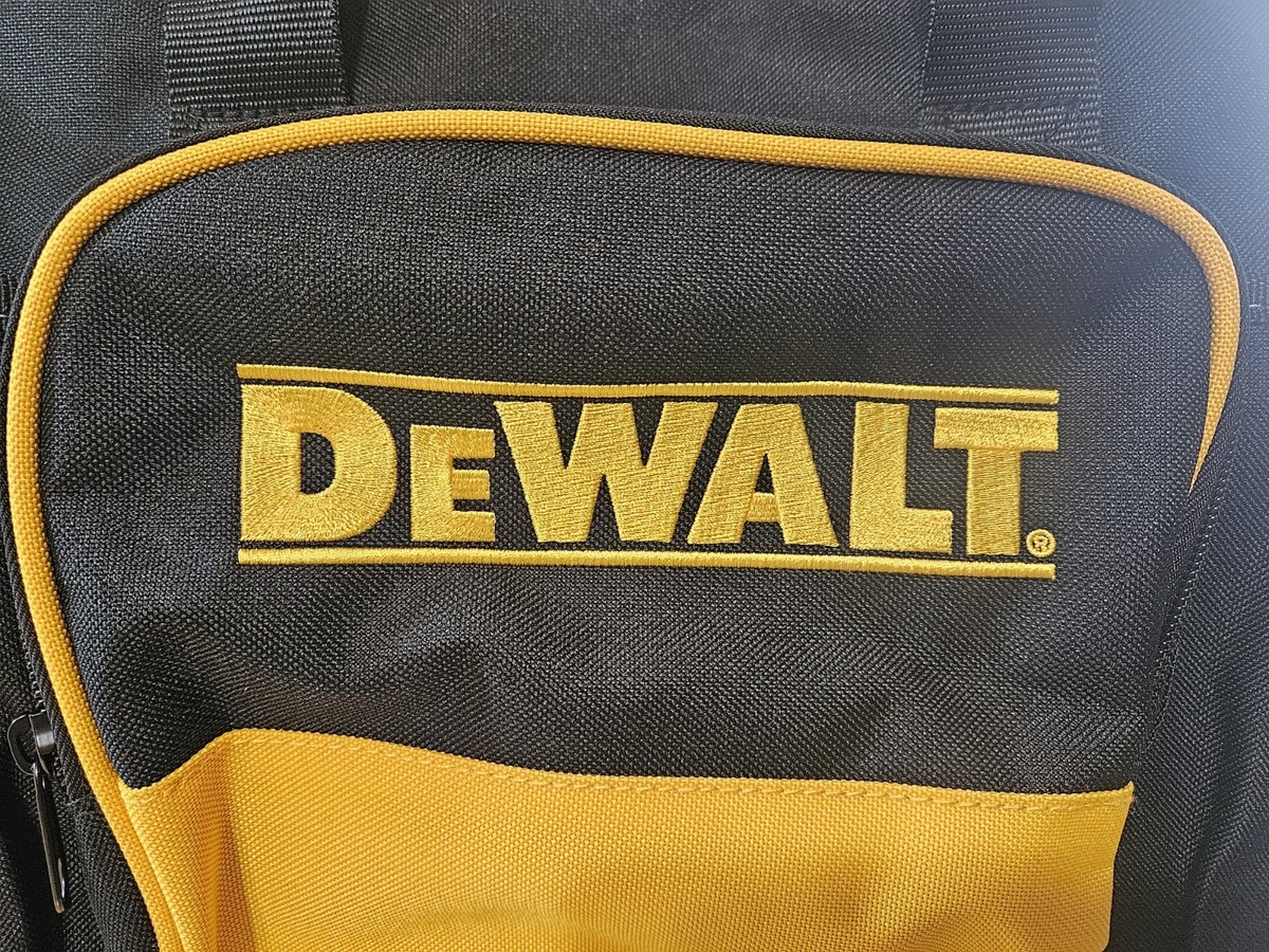 NEW Embroidered DeWALT Heavy Duty Hard Bottom 16