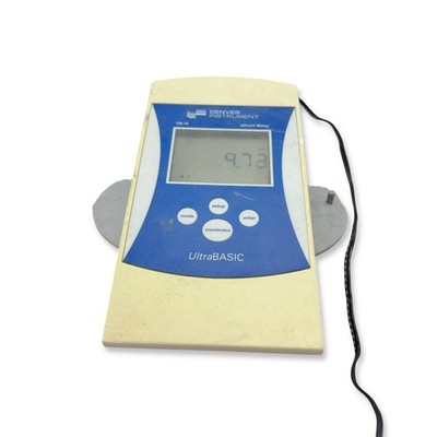 Denver Instrument UltraBASIC UB-10 Digital pH/mV Meter Benchtop Lab Tester 12VDC