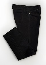 Ann Taylor Loft Modern Straight Corduroy Pants Black Size 29/8 Soft Form Fitting