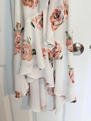 Disney Princess floral print High-Low maxi dress. Size Small | eBay