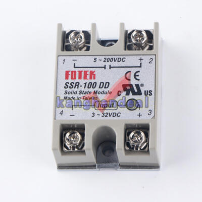 1PC NEW Fotek SSR-100DD SSR-100 DD Solid State Relay 100A 3-32V DC 5-200V