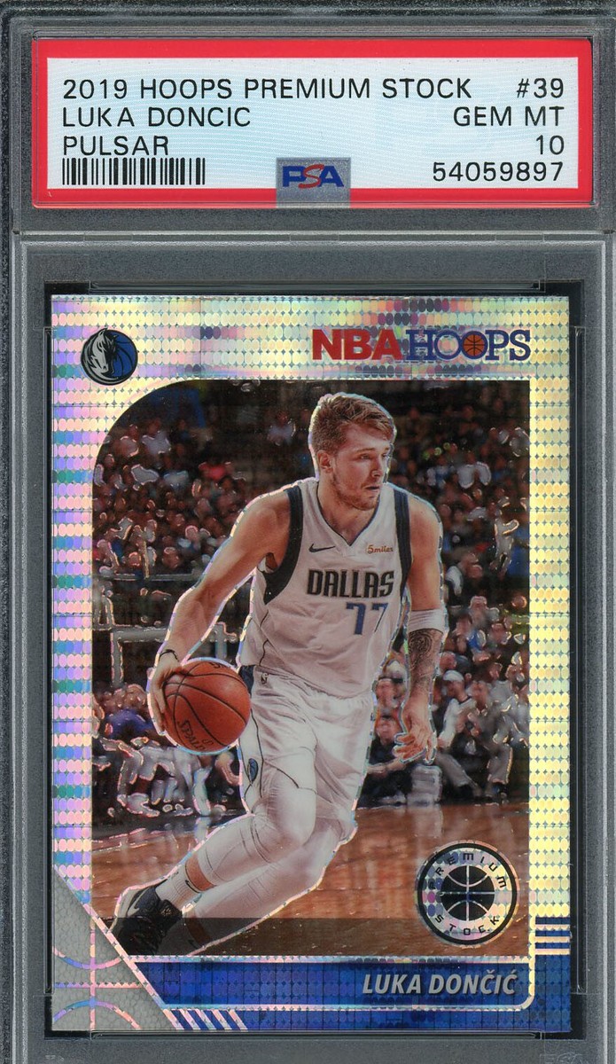 Luka Doncic 2019 Panini Hoops Premium Stock Pulsar Basketball Card