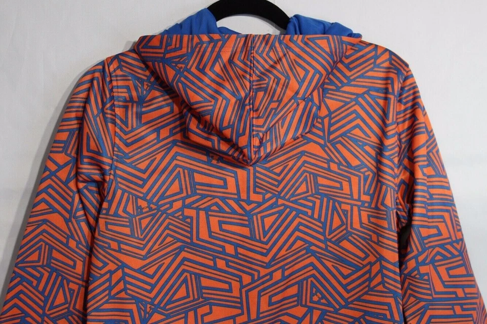 Under Armour Jóvenes Niños Sudadera con Capucha Suelta Cremallera de Naranja Azul Talla YLG/JG//G Foto 4 de 4