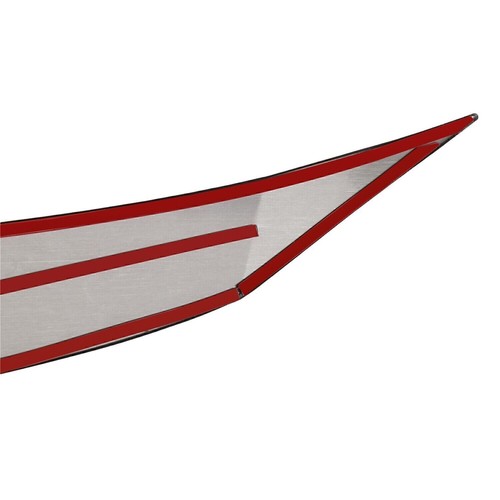Gloss Black For 2016-2020-2021 Honda Civic Front Hood Bumper Trim Nose Cover - Picture 6 of 12