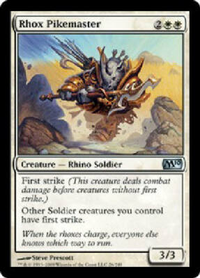 RHOX PIKEMASTER Magic 2010 MTG Magic the Gathering Cards DJMagic