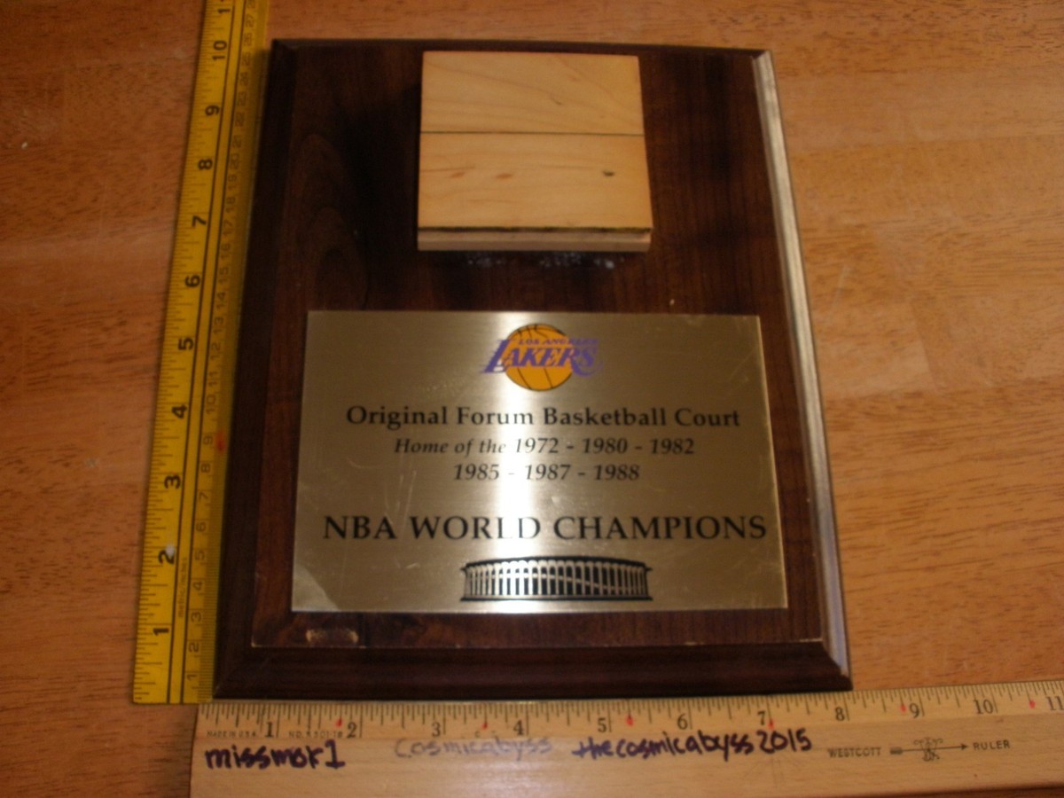 Los Angeles Lakers NBA Champions ORIGINAL Forum wood