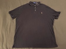Men  s Xl Polo Ralph Lauren Classic Fit Collared Short Sleeve Shirt With Logo