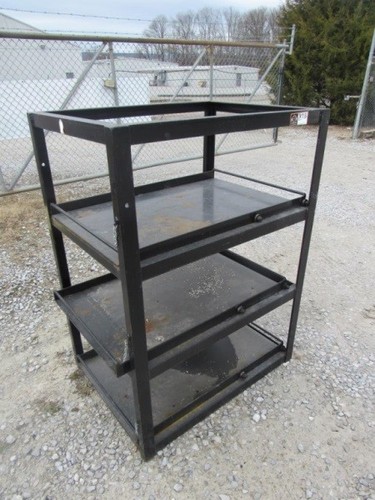 Custom Heavy Duty Welder Rack 37" x 27-1/2" x 30" With Sliding Drawers