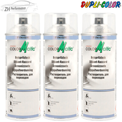 3x DUPLI COLOR ColorMatic Beispritzlack Spot Blender Finish 400ml