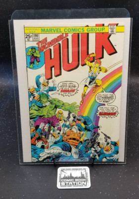 Incredible Hulk #190 Comic Raw Marvel 1975 Herb Trimpe Art Len Wein Story VF