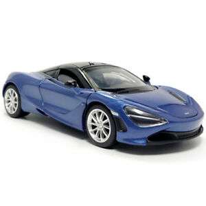2019 McLaren 720S Supercar 1:32 Scale Model Car Diecast Toy Vehicle Blue Kids