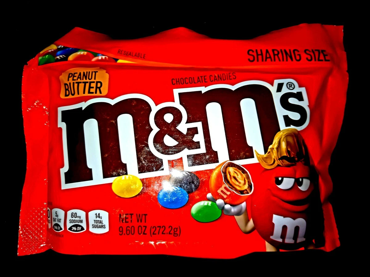 255.2g Bag Peanut Butter Flavour M&Ms MNMs m and ms American Chocolate  Candy