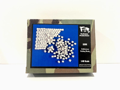 Verlinden 1/48 Cobblestones Building Blocks [Resin Diorama Accessory] 2292