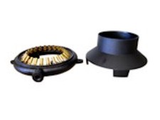 CATERING RESTAURANT 24 JET LPG MONGOLIAN CHIMNEY BURNER 64-MON24LHOOD 110mh/r