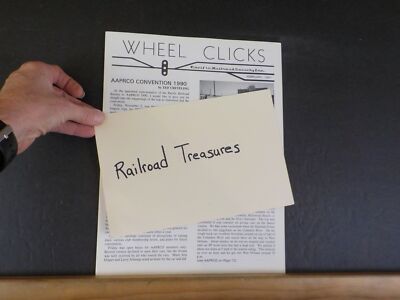 Wheel Clicks 1991 Februar Pacific Railroad Society AAPRCO Convention 1990