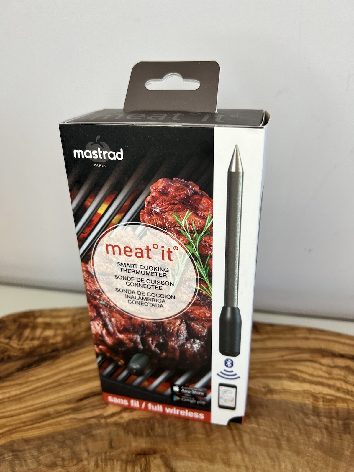 Meat Thermometer Meat It Bluetooth Wireless Grill and BBQ Cooking Sensor Mastrad-image