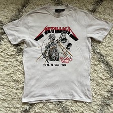 Metallica T Shirt Tour 88 - 89 And Justice Fo...
