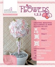 Anita Goodesign Embroidery Machine Design CD FLOWERS 1,2,3 PREMIUM COLLECTION