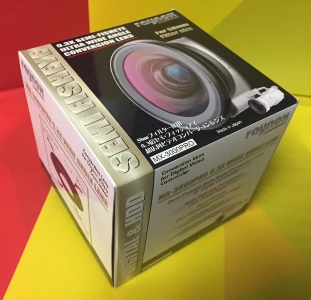 Raynox MX-3000 PRO 0.3X Semi-Fisheye ULTRA WIDE LENS to Sony VX2100 VX2000  - Image 4 of 4