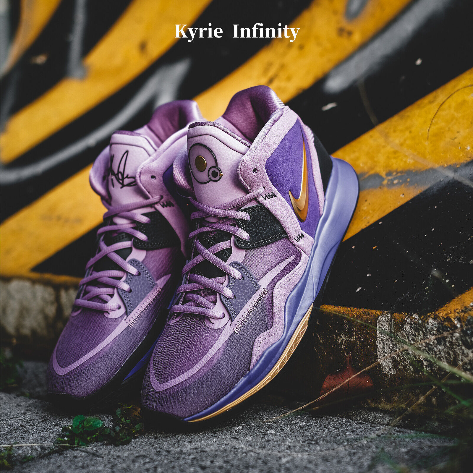 Nike Kyrie Infinity EP 8 Irving Amethyst Wave Purple Gold Basketball DC9134-500