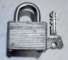 Vintage MasterLock Padlock & Key Made In The USA