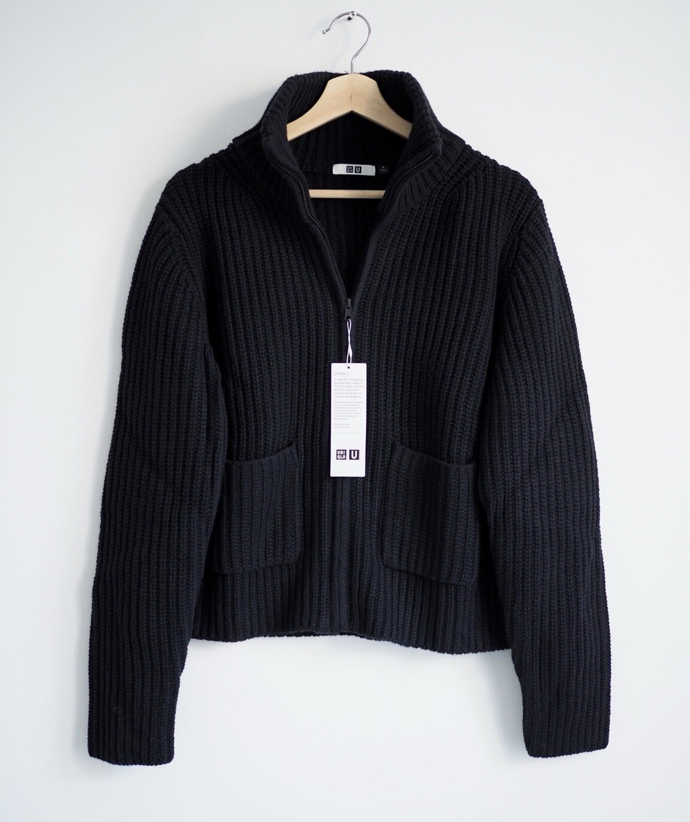 Lemaire Lambswool Blend Uniqlo Knitted Zip Up Jacket Size Lemaire Lambswool Blend Uniqlo Knitted Zip Up Jacket Size