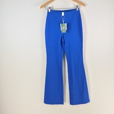 NEW Halara yoga pants womens XS blue flared tights stretch ponte 110820