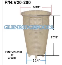 Val-Pak V20-200 Whisperflo Heavy Duty Pump Basket