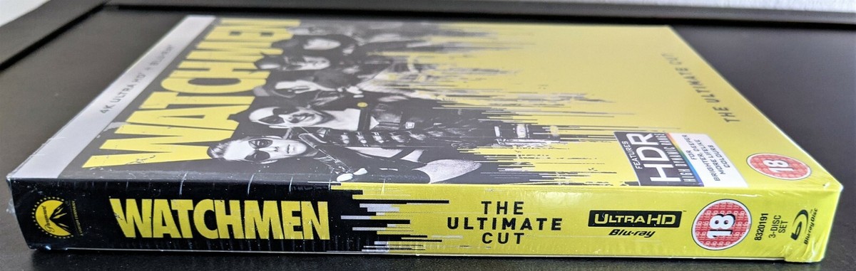 WATCHMEN (2009) ULTIMATE CUT 4K UHD + Blu-Ray UK Limited